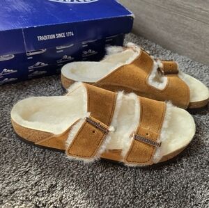 Birkenstock Milano Suede Shearling NEW size 37 EU (US 6 - 6.5)